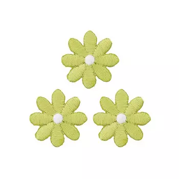 926728 Термоаппликация Цветы малые зел. Prym