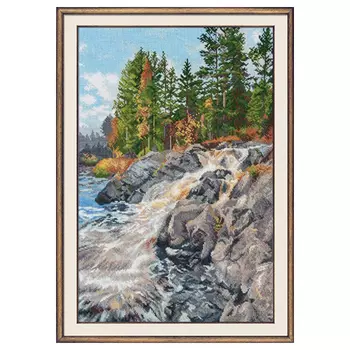 927 Набор для вышивания 'Овен' 'Водопад Ахвенкоски', 27*40 см