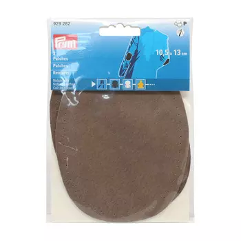 929282 Заплатки нубук, пришивные, 10,5х13см, коричневый, Prym