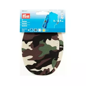 929317 Заплатка термоклеевая 100% хлопок 'Камуфляж' 9*13,5см 2шт. Prym