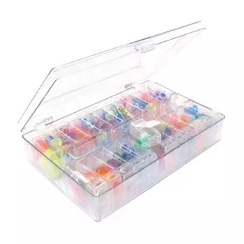 930542 Контейнер с 24 клик-боксами, 16,3*10,5*3,7 см, Hobby&amp;Pro