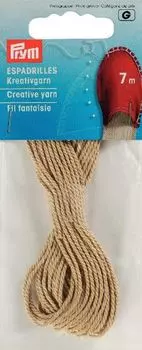 932604 Декоративная нить для эспадрилей, песочный, 7 м, Prym