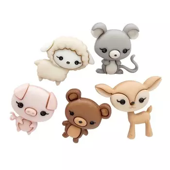 9363, Пуговицы-фигурки. Забавные животные Dress It