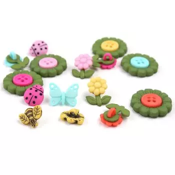 9372, Пуговицы-фигурки. Лесная поляна Dress It Up