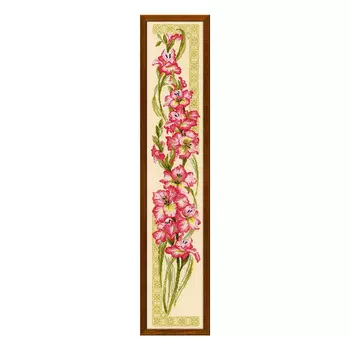 938 Набор для вышивания Риолис 'Гладиолусы', 20*92 см
