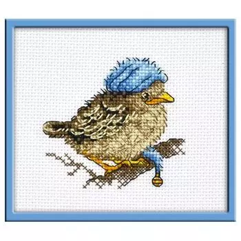 947 Набор для вышивания 'Овен' 'Птенчик Бубенчик', 9*8 см