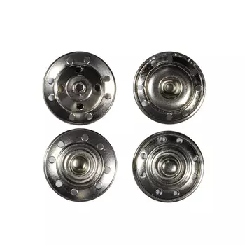 95112/13 Кнопка пришивная д-19ммметалл, никель set ГР