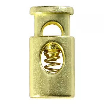 95226 Зажим 'Цилиндр' d=4,5мм, 20*10мм, мет. цв.золото