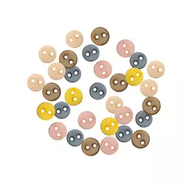 9529, Декоративные пуговицы. Пастельный микс Dress It Up