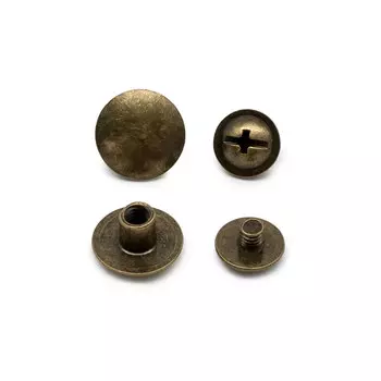 95384 Винт h-4мм, латунь ГР