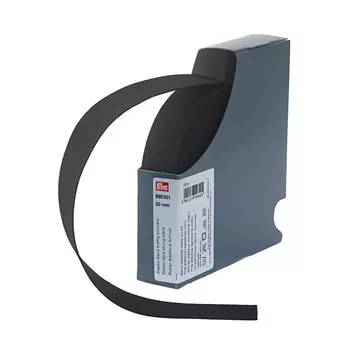 955301 Прочная эластичная лента 30 мм черный цв. *10м. Prym