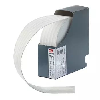955518 Эластичная лента для уплотнения шва 50мм*10м белый, натуральный цв. Prym