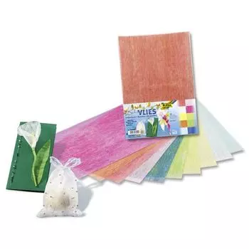 960409 Бумага волокнистая, 23*33 см, упак./10 листов, Folia