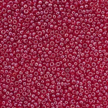 (96070) 331-19001-10/0 Бисер прозрачный с жемчужным покрытием 10/0, круг.отв., 20гр Preciosa