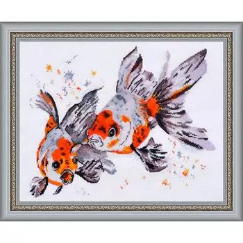 960 Набор для вышивания 'Овен' 'Вуалехвосты', 29*22 см