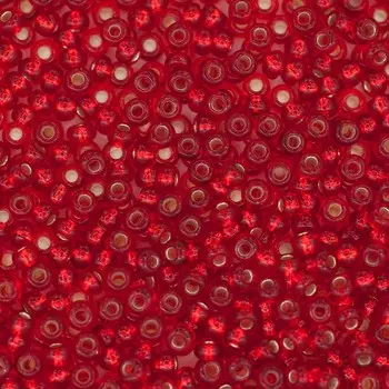 (97070) 331-19001-10/0 Бисер прозрачный с сереб. центр. 10/0, круг.отв., 20гр Preciosa