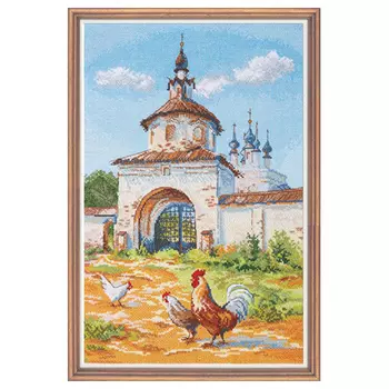 972 Набор для вышивания ОВЕН 'Суздальский петушок' 24×35см
