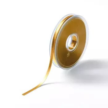 9823 Атласная лента 6мм 25м Prym (20 светло-золотой)