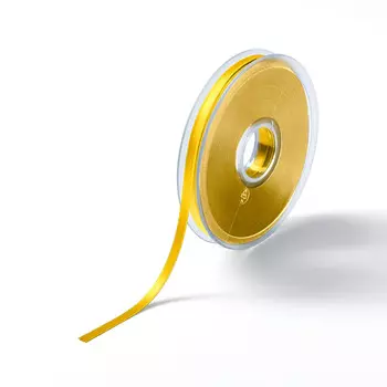 9823 Атласная лента 6мм 25м Prym (31 лимонный)