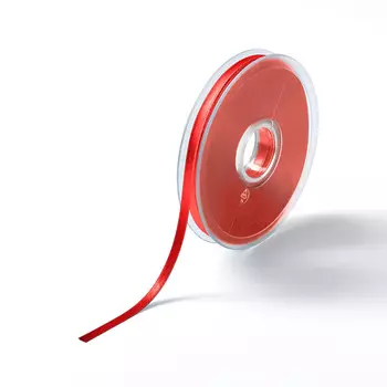 9823 Атласная лента 6мм 25м Prym (71 красный)