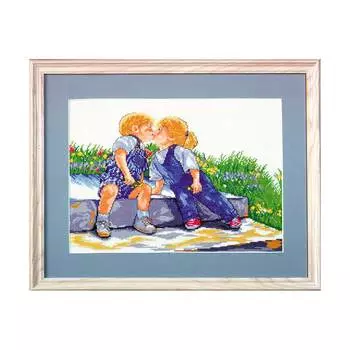 9839 DWC Набор для вышивания 'Ранняя любовь' 28х36 см