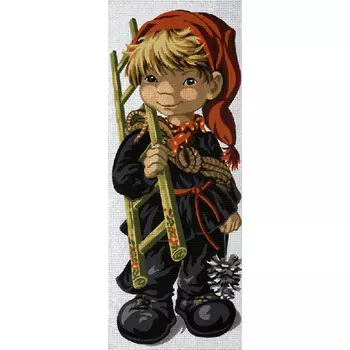 9880.0137.0087 Канва с рисунком Royal Paris 'Трубочист' 49*19 см