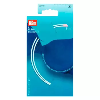 991804 Косточки для бюстгальтера, размер B (90) белый цв. Prym