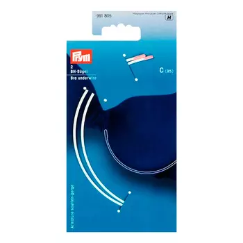 991805 Косточки для бюстгальтера, размер C (95) белый цв. Prym