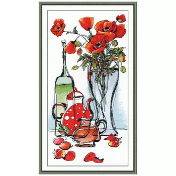 997 Набор для вышивания ОВЕН 'Стеклянная фантазия'21*40 см