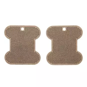 А022-2 Комплект основ для вышивания 'Бобина малая' (2 шт.) 5,8 см*6,3 см