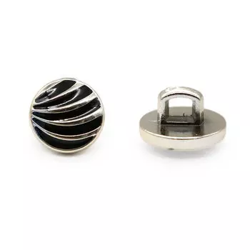 A205 Пуговица на ножке 11мм (черное золото)