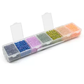 A53 Набор бисера Preciosa, 7 цв. 90 гр. Preciosa