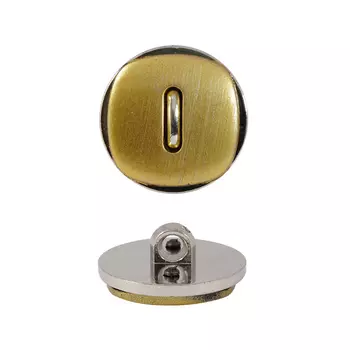 А966 Пуговицы 21мм на ножке (сер/бежев)