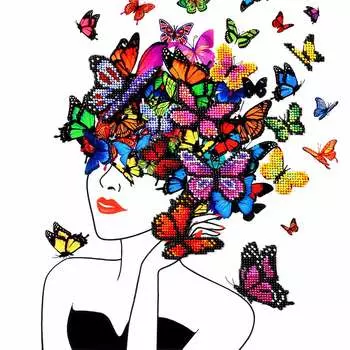 А-06 Набор для вышивания бисером Созвездие 'Муза' 30*30см