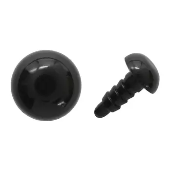 А 20Б Глаза для игрушек Д 11мм пластик (черный)