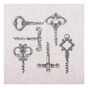 А-979 Набор для вышивания Hobby&amp;Pro 'Штопоры' 17*17 см