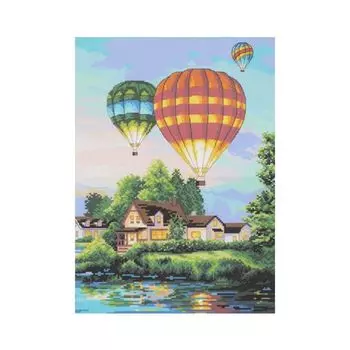 АА-011 Набор для вышивания 'Воздухоплавание' 30*40см