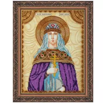 АА-109 Набор для вышивки бисером на натуральном художественном холсте 'Святая Евфросиния' 23*30см