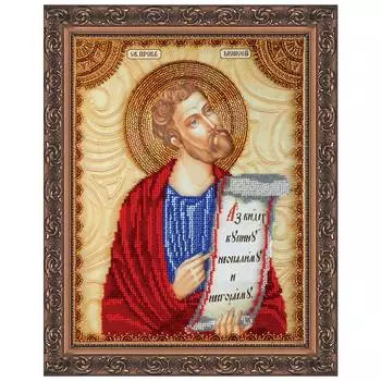 АА-112 Набор для вышивки бисером на натуральном художественном холсте 'Святой Моисей' 23*30см