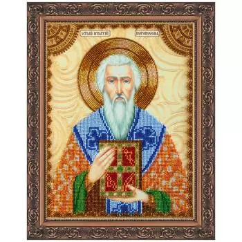 АА-123 Набор для вышивки бисером на натуральном художественном холсте 'Святой Игнатий (Игнат)' 23*30см