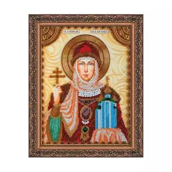 ААМ-011 Набор для вышивания бисером 'Абрис Арт' 'Святая Ольга', 10*15 см