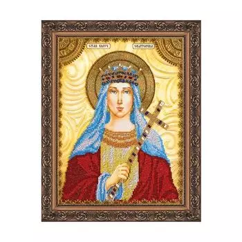 ААМ-023 Набор для вышивания бисером 'Абрис Арт' 'Святая Екатерина', 10*15 см