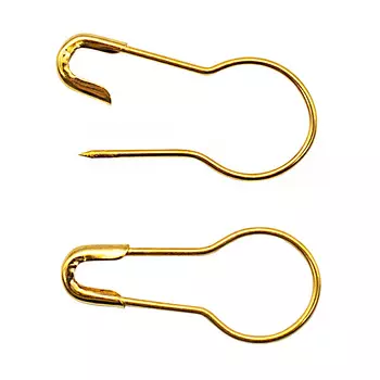 AC006 Булавки для этикеток в футляре, 100шт,золото Hobby&amp;Pro