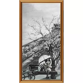 AC6008 Набор для вышивания 'Нова Слобода' 'Париж - город любви. Юность', 30х60 см