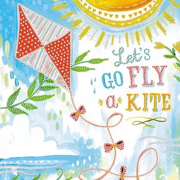 AC-554 Схема для вышивки бисером на натуральном художественном холсте 'Лети!' 20*20см