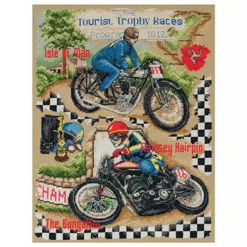 ACS47 Набор для вышивания Anchor 'Остров Мэн' 31х24см