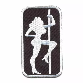 AD1173 Термоаппликация 'Девушка с шестом', 8,5*5 см, Hobby&amp;Pro