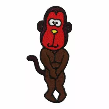 AD1187 Термоаппликация 'Застенчивая обезьяна', 9*3 см, Hobby&amp;Pro