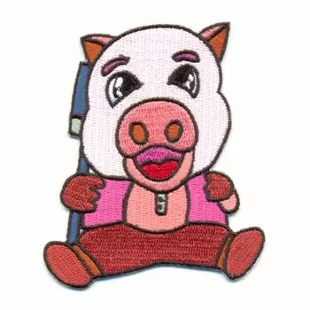 AD1194 Термоаппликация 'Свинтус', 8*7 см, Hobby&amp;Pro