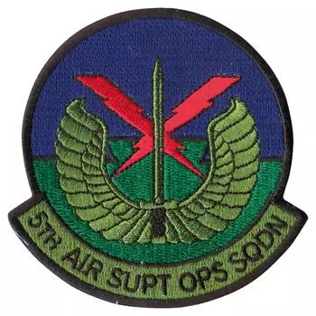 AD1352 Термоаппликация 5th AIR SUPT OPS SQDN, 8,9*8,9 см, Hobby&amp;Pro